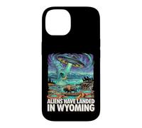 UFO Landing dans Le Wyoming Wild West Coque pour iPhone 14
