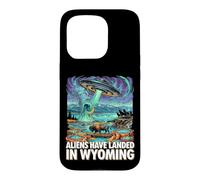 UFO Landing dans Le Wyoming Wild West Coque pour iPhone 15 Pro