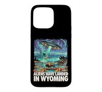 UFO Landing dans Le Wyoming Wild West Coque pour iPhone 15 Pro Max