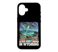UFO Landing dans Le Wyoming Wild West Coque pour iPhone 16