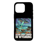 UFO Landing dans Le Wyoming Wild West Coque pour iPhone 16 Pro
