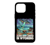 UFO Landing dans Le Wyoming Wild West Coque pour iPhone 16 Pro Max