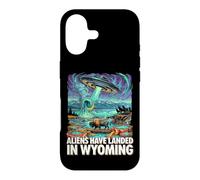UFO Landing dans Le Wyoming Wild West Coque pour iPhone 17