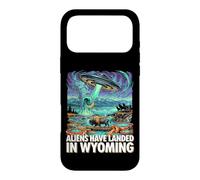 UFO Landing dans Le Wyoming Wild West Coque pour iPhone 17 Pro Max