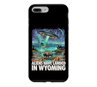 UFO Landing dans Le Wyoming Wild West Coque pour iPhone 7 Plus/8 Plus