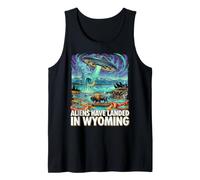 UFO Landing dans Le Wyoming Wild West Débardeur