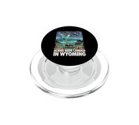 UFO Landing dans Le Wyoming Wild West PopSockets PopGrip pour MagSafe