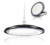 UFO LED High Bay lumière 200W, 20000LM Eclairage Atelier Projecteur LED Intérieur Blanc Froid 6500K,High Bay Light IP65 Étanche Led UFO Industriel lumière pour Stade Intérieur, Garage