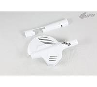 UFO PLAST Cache-disque/disque, blanc/blanc 041, compatible avec Honda CR 125 de 1985 à 1989, CR 250, de 1985 à 1988, CR 500, de 1985 à 1988.
