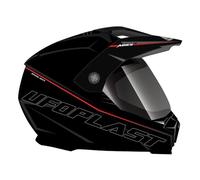 UFO PLAST Casque Aries Noir/Rouge XS