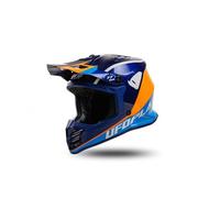 UFO PLAST Casque Boy Korey Bleu/Orange L