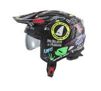 Ufo Plast Casque jet SHERATAN – graphique multicolore Taille M