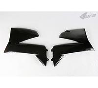 UFO PLAST Condensateurs radiateur/radiator covers noir/noir compatible avec Ktm LC4 640 de 2002 à 2004 SMC 660 de 2002 à 2004