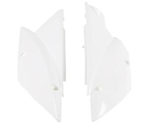 UFO PLAST flancs latéraux blanc Kawasaki KLX 110 2010-2024