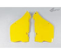 UFO PLAST flancs latéraux jaune Suzuki RM 125 1989-1992