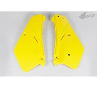 UFO PLAST flancs latéraux jaune Suzuki RM 80 1986-1999