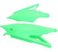 UFO PLAST Flancs latéraux vert fluor Kawasaki KXF 450 2016-2018