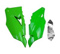 UFO PLAST Flancs latéraux vert Kawasaki KXF 450 2019-2023