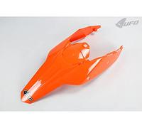 UFO PLAST Garde-boue arrière/rear fender orange/orange 127 avec flancs et fixations/avec panneaux latéraux et pins Compatible avec Ktm EXC ALL MODELS de 2008 à 2011 EXC-F ALL MODELS de 2008 à 2011