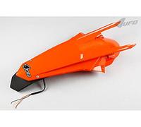 UFO PLAST Garde-boue arrière/rear fender orange/orange 127 enduro LED compatible avec Ktm EXC ALL MODELS de 2017 à 2019 EXC-F ALL MODELS de 2017 à 2019