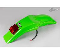 UFO PLAST Garde-boue arrière/rear fender vert/vert 12 V 21 / 5 W compatible avec Kawasaki KDX 200 de 1995 à 2021