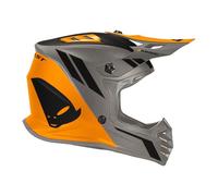 UFO PLAST He13600#efs Casque Adulte Unisexe, Gris/Orange, S