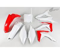 Ufo Honda Crf 250r/450r 2014-2017 With Airbox Cov. Eu Hokit121-999 Plastics Kit Clair