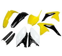 Ufo Suzuki Rmz 250 2010-2018 Sukit415f-999 Fork Protectors & Plastics Kit Jaune