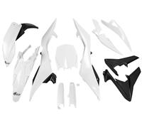 Ufo Husqvarna Tc 449/499 2011-2013 Hukit612f-041 Fork Protectors & Plastics Kit Blanc