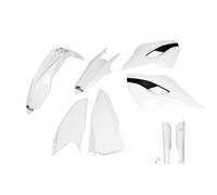 Ufo Husqvarna Te/tx/fe 2015-2016 Hukit615f-041 Fork Protectors & Plastics Kit Blanc
