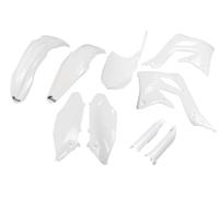 Ufo Kawasaki Kxf 450 2013-2015 Kakit220f-047 Fork Protectors & Plastics Kit Blanc