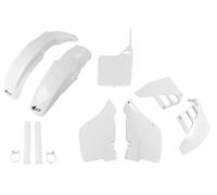 Ufo Suzuki Rm 125 1989-1991 Sukit399f-041 Fork Protectors & Plastics Kit Blanc