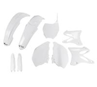 Ufo Yamaha Yz 125/250 2008-2014 Usa Yakit307f-046 Fork Protectors & Plastics Kit Blanc
