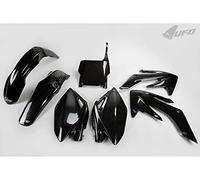 UFO PLAST Kit complet / complet body kit noir/noir compatible avec Honda CRF 250R de 2006 à 2007