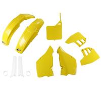 Ufo Suzuki Rm 125 1992-1992 Sukit397f-101 Fork Protectors & Plastics Kit Jaune