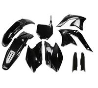 Ufo Kawasaki Kxf 250 2007-2007 Kakit208f-001 Fork Protectors & Plastics Kit Noir