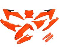 Ufo Ktm Sx/sx-f 2023-2024 Ktkit529f-fflu Fork Protectors & Plastics Kit Orange