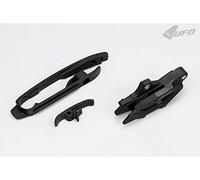 UFO PLAST Kit Crune Chaîne+Bandeau Fourche Noir KTM SX-F 250 2011-2015