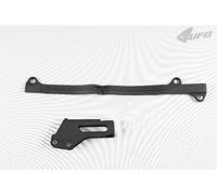 UFO PLAST Kit Crune Chaîne+Bandeau Fourche Noir Suzuki RMZ 250 2010-2018