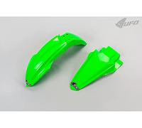 UFO PLAST Kit garde-boue/Fender vert fluo/vert fluo compatible avec Kawasaki KX 85 de 2014 à 2021