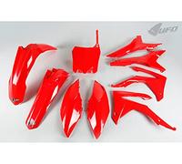 Ufo Honda Crf 250r/450r 2014-2017 With Airbox Cov. Eu Hokit121-070 Plastics Kit Rouge
