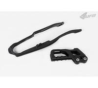 UFO PLAST Kit Yeux de chaîne + Bande de Fourche Noir Honda CRF 250X 2004-2004