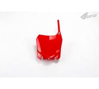 UFO PLAST Numéro de plaque avant / avant - Rouge 070 - Compatible avec Honda CRF 250R de 2014 à 2017 CRF 450R de 2013 à 2016.
