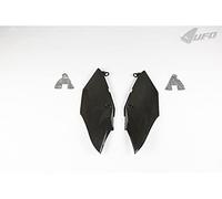 UFO PLAST Panneaux latéraux/latéraux noir/noir. Compatible avec Honda CRF 250R de 2018 à 2021 CRF 250RX de 2019 à 2021 CRF 450R de 2017 à 2020 CRF 450RX de 2017 à 2020.