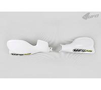 UFO PLAST Protège-mains / handguards blanc/blanc 041 compatible avec Honda CRF 450R de 2002 à 2003