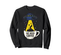 UFO Vintage Coffee Alien Lovers Sweatshirt