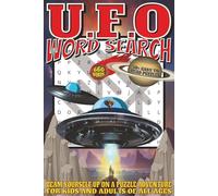 UFO Word Search: Easy To Read Print With 50+ Puzzles About UFO,s, Flying Saucers, Outer Space, And More | 6x9 inch, 110 pages | Gift For Holidays, Vacations, and Spare Time