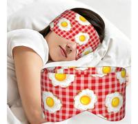 Œufs au plat, Masque de sommeil pour la maison, les voyages et le travail posté, couvrant entièrement les yeux et bloquant la lumière