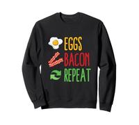 Œufs, Bacon, répéter Sweatshirt