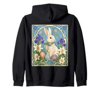 Œufs de Lapin de Pâques élégants Art Nouveau Sweat à Capuche